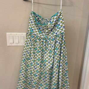 Chic Geometric Patterned Casual Dress